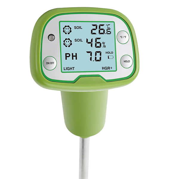 Smart Soil Moisture Meter - Temp, Humidity & Sunlight Analyzer