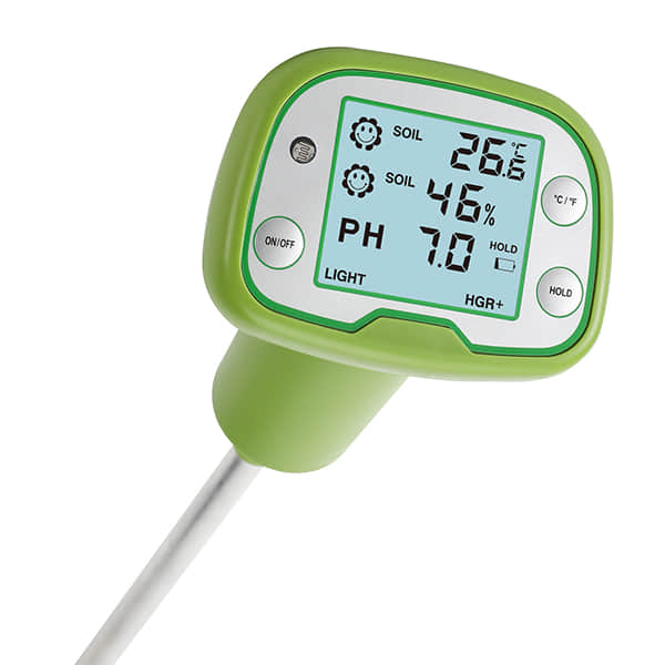 Smart Soil Moisture Meter - Temp, Humidity & Sunlight Analyzer