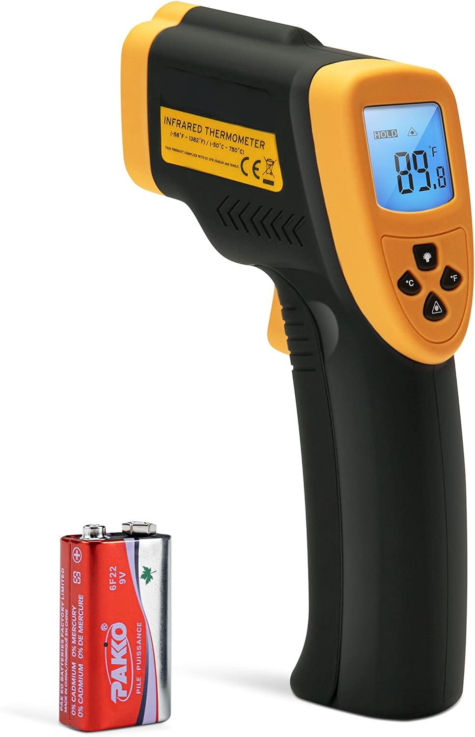 Dual-Laser IR Thermometer - Non-Contact -50°C~450°C