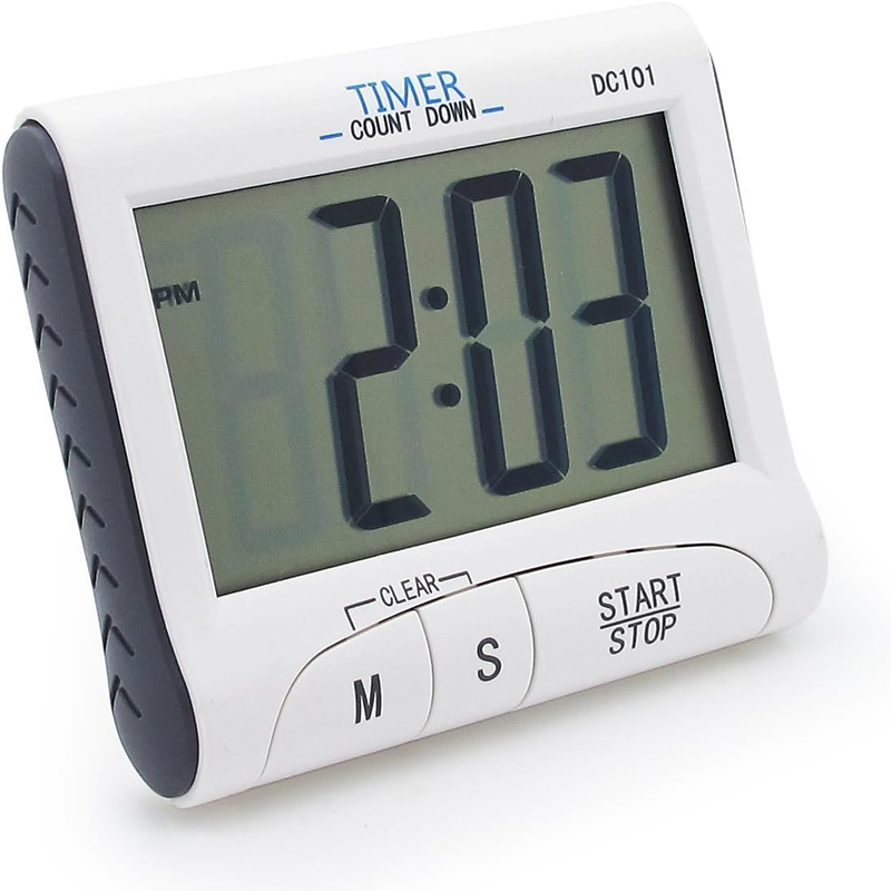 Cute Digital Kitchen Timer with Clock DC101