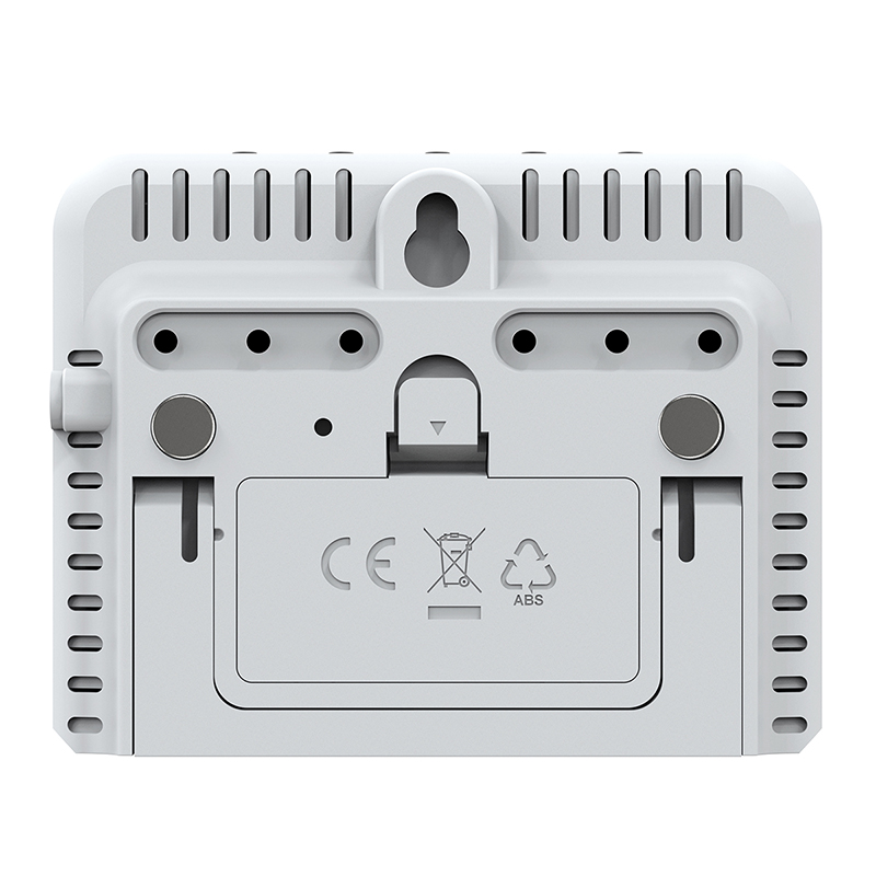 Digital Indoor Thermometer & Hygrometer with Time, Calendar D6