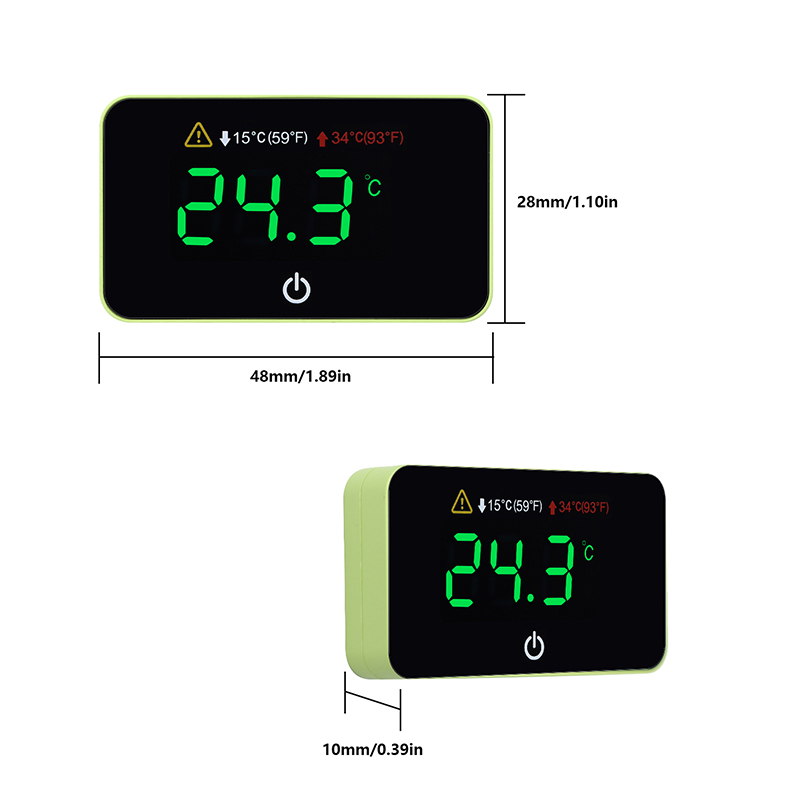 Fish Tank Thermometer with Alarm AT2